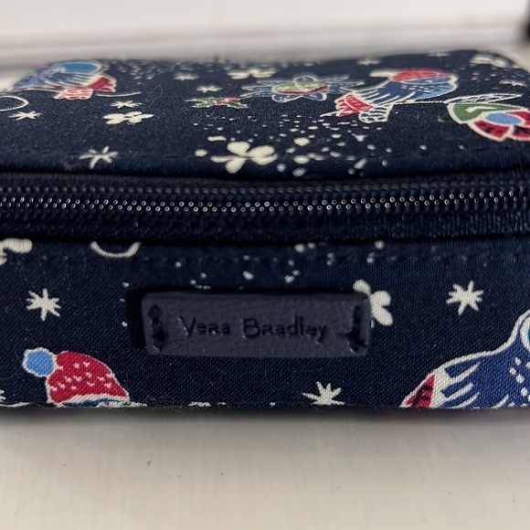 Vera Bradley Holiday Owls travel Pill Holder NWOT - Picture 2 of 7